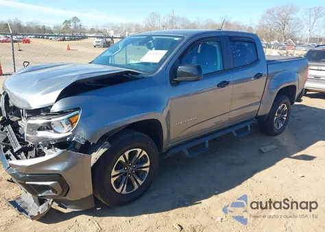 2022 Chevrolet Colorado 4Wd Short Box Z71 from USA, damaged, VIN 1GCGTDEN7N1314943